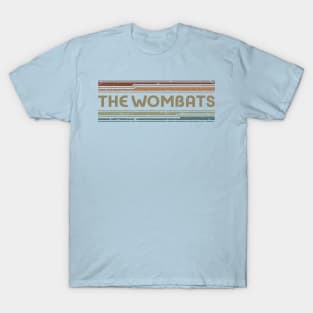 The Wombats Retro Lines T-Shirt